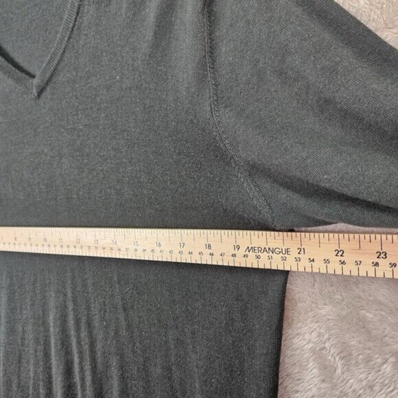 Tiger Of Sweden Fine Italian Yarn Sweater Mens Size L Green Pullover Long Sleeve - Picture 3 of 10